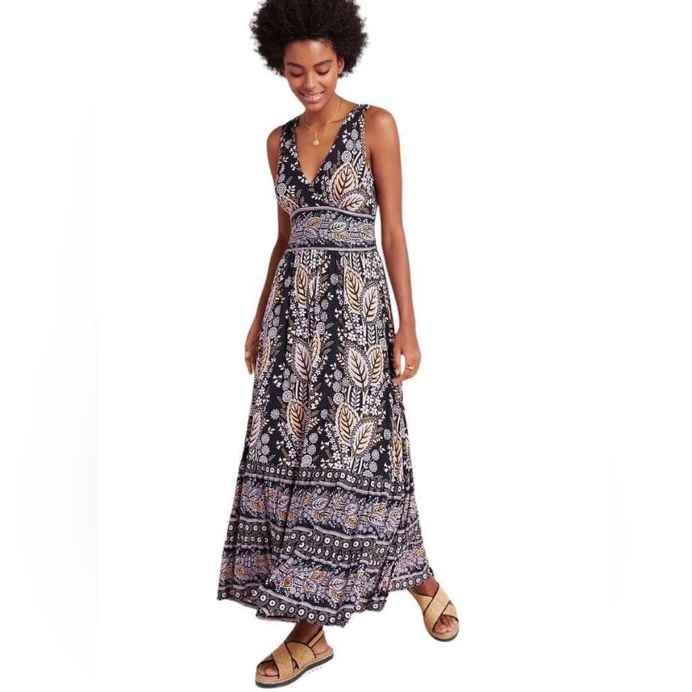 Anthropologie Maeve Gillette Maxi Dress